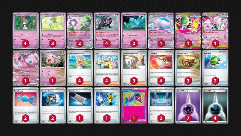 Pokémon TCG: Mega Gradevoir ex deck list