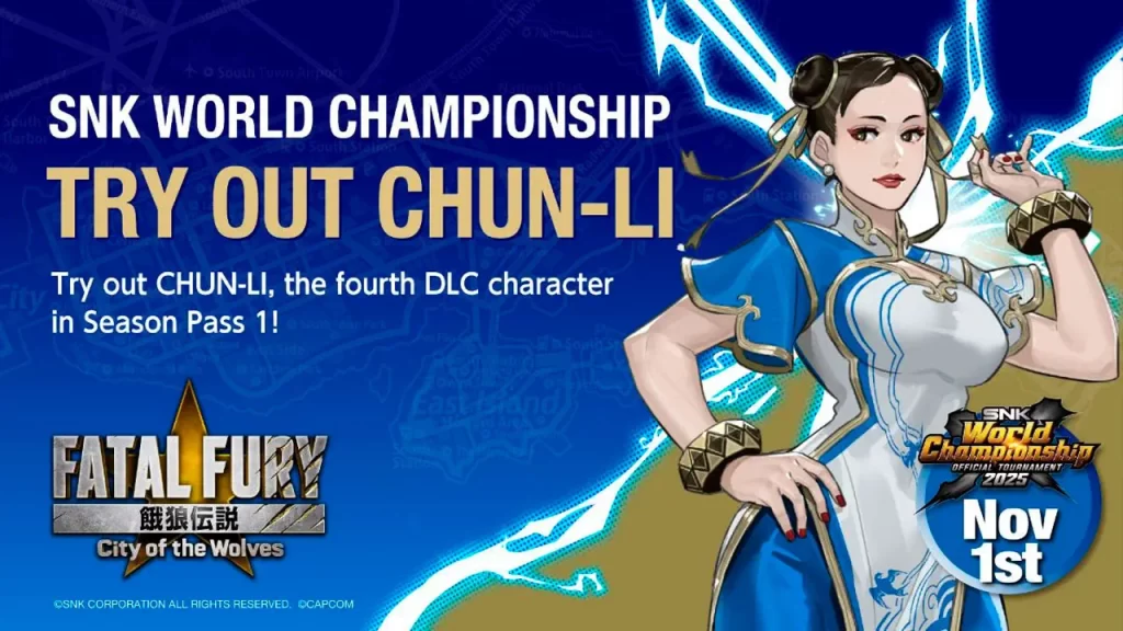 SNK World Champuonship, demo chun li fatal fury