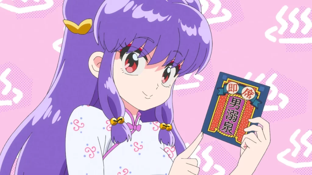 Ranma 1/2, capítulo 19 se roban el letrero del dojo Tendo: Akane está en problemas; pero Ranma se ausenta y termina en una cita con Shampoo... 
