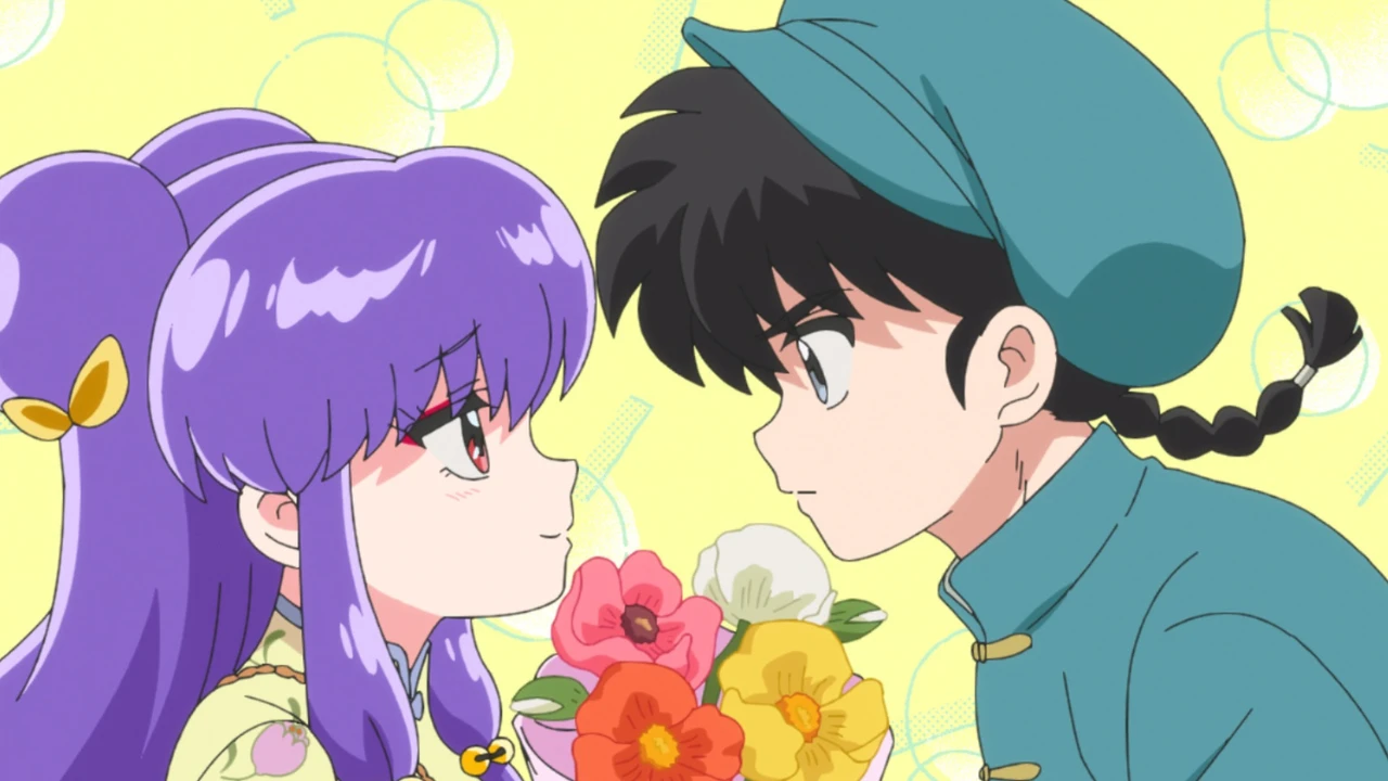 Ranma 1/2, capítulo 19 se roban el letrero del dojo Tendo: Akane está en problemas; pero Ranma se ausenta y termina en una cita con Shampoo...