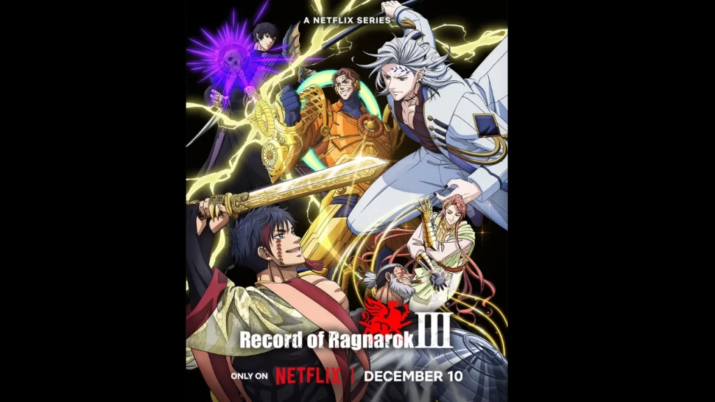 Record of Ragnarok temporada 3 presentó un trailer que muestra a las tres parejas de la arena, y se añade el tema de apertura.