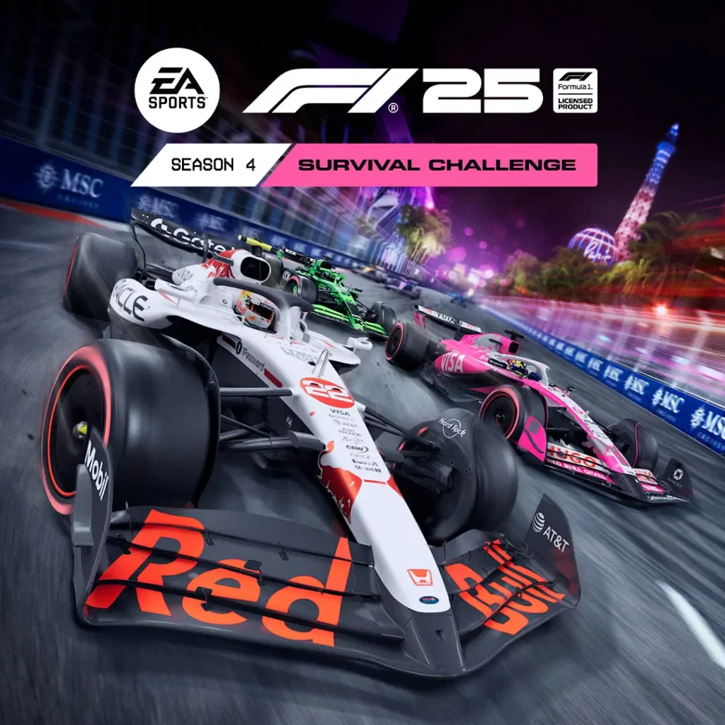 EA Sports F1 25 revoluciona su Temporada 4 con el nuevo Desafío de Supervivencia