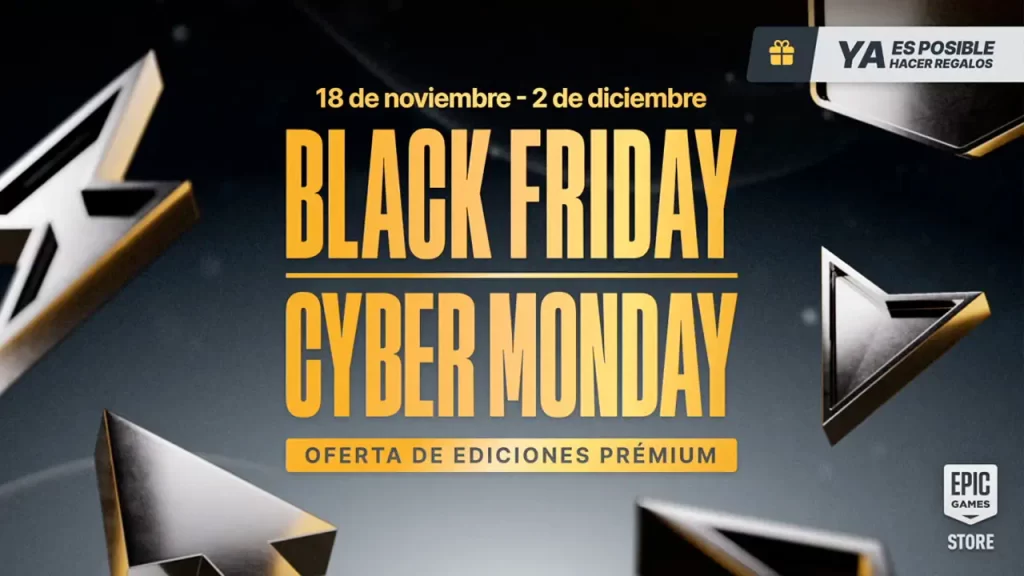 Epic Games Store lanza sus mejores ofertas de Black Friday y Cyber Monday con regalos y recompensas extra