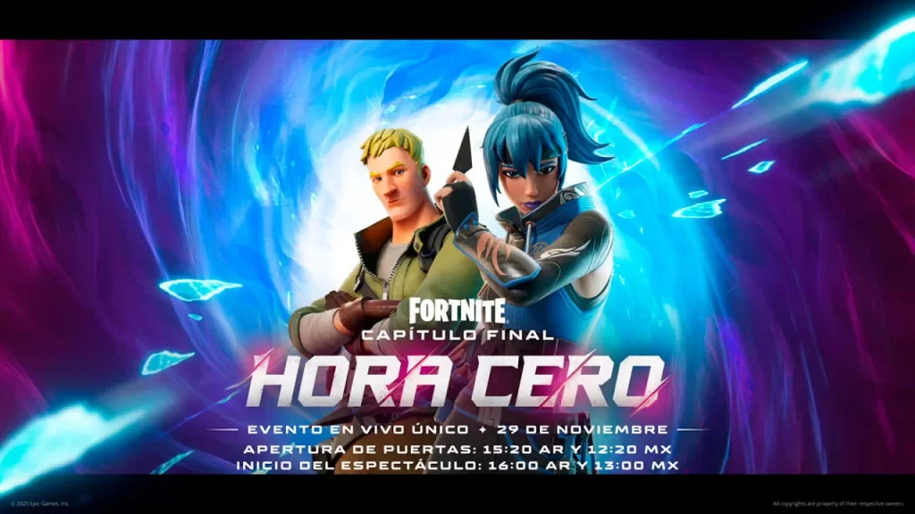 Final de Capítulo en Fortnite: fecha, horas y cómo entrar a “Hora Cero” (+ estreno de La Venganza de Yuki)