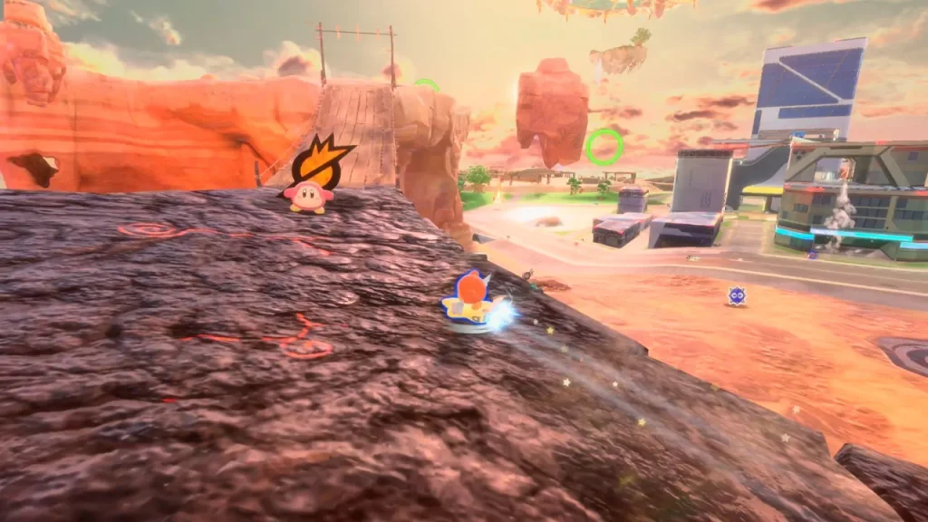 Kirby Air Riders, Vista de aguila, Campal