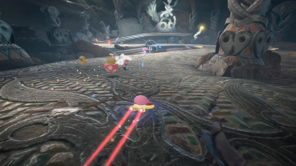 Kirby Air Riders, Vista de aguila - Tunel