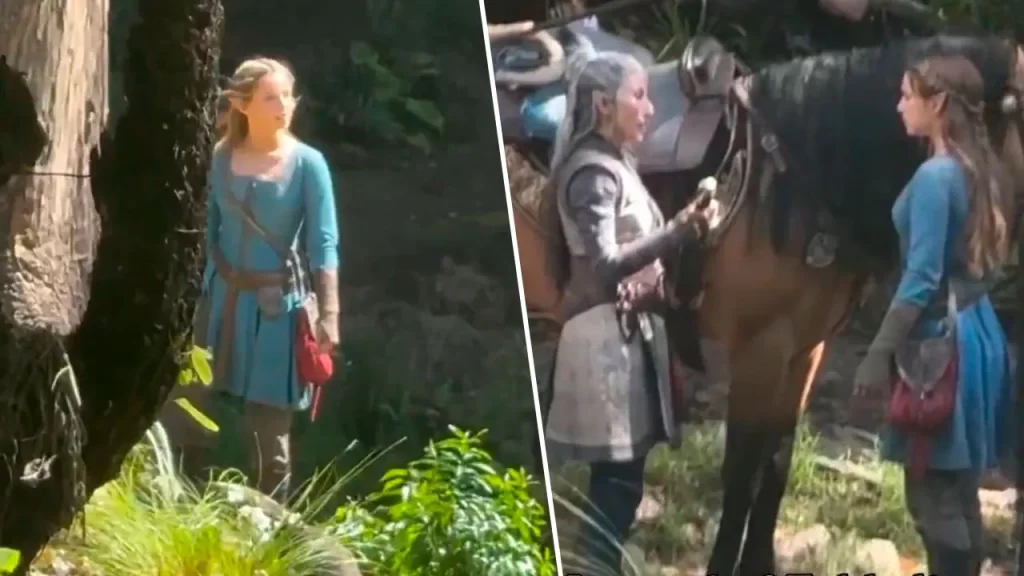 Filtran primeras imágenes del live-action de The Legend of Zelda: Link y Zelda aparecen en pleno set