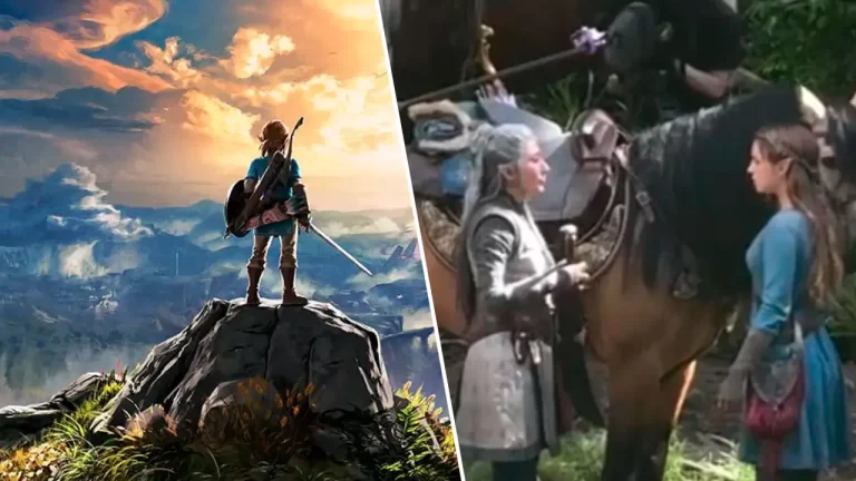 Filtran primeras imágenes del live-action de The Legend of Zelda: Link y Zelda aparecen en pleno set