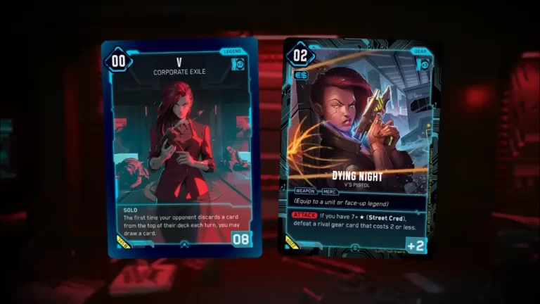 Cyberpunk 2077 sabe que el cartón es la respuesta y tendrá su TCG
