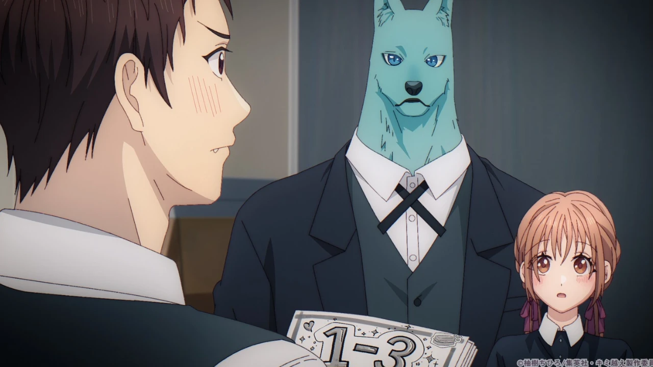 Kimi to Koete Koi ni Naru, capítulo 10, pese a todo, Yukihiro no logra conquistar a Mari, quien cae rendida ante Tsunagu vestido de mayordomo.