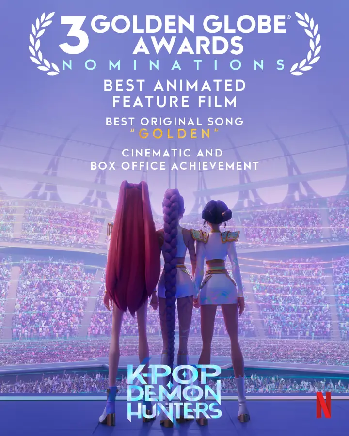Kpop Demon Hunters va por todas en los Globos de Oro con estas nominaciones
