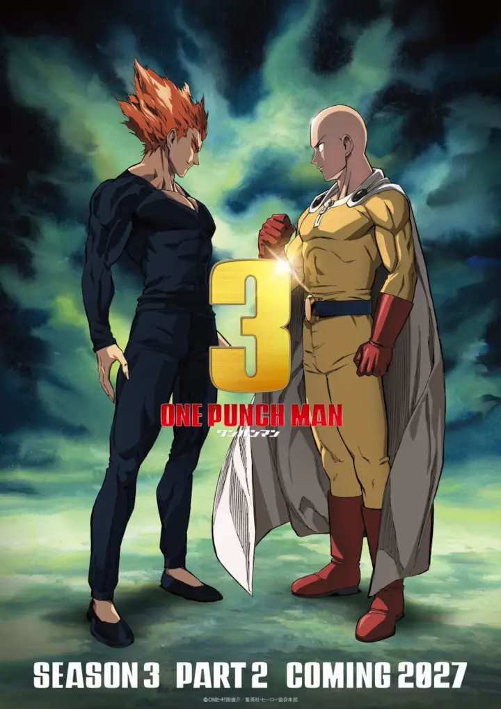 One Punch Man volverá con la segunda parte de su tercera temporada y te decimos cuándo