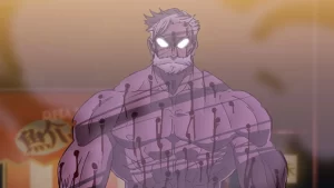 Sanda, capítulo 11 nos mostrará el enfrentamiento entre Fumi y Santa Claus negro; sin embargo, no cederá a la violencia de la niña.