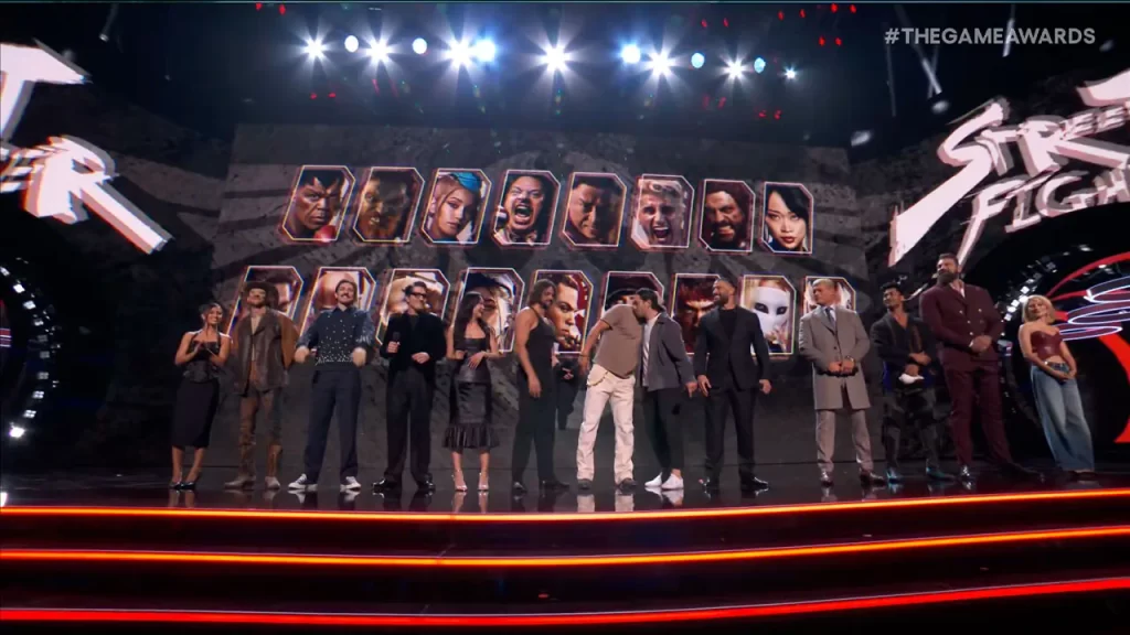 Elenco de Street Fighter en The Game Awards
