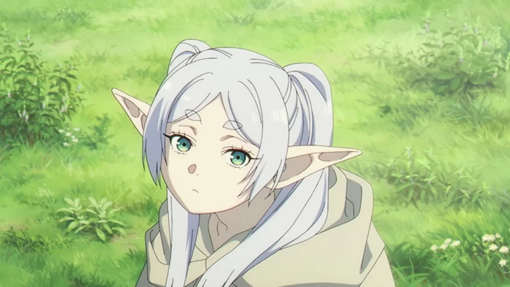 Frieren: más allá del viaje, temporada 2 capítulo 2 (30), los recuerdos de Frieren le traen a otro amigo, y los chicos se encuentran a una maga. 