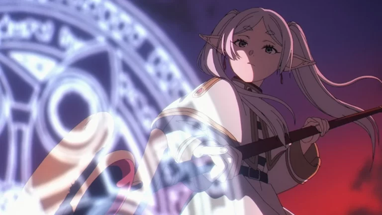 Frieren: más allá del viaje, temporada 2 capítulo 2 (30), los recuerdos de Frieren le traen a otro amigo, y los chicos se encuentran a una maga.