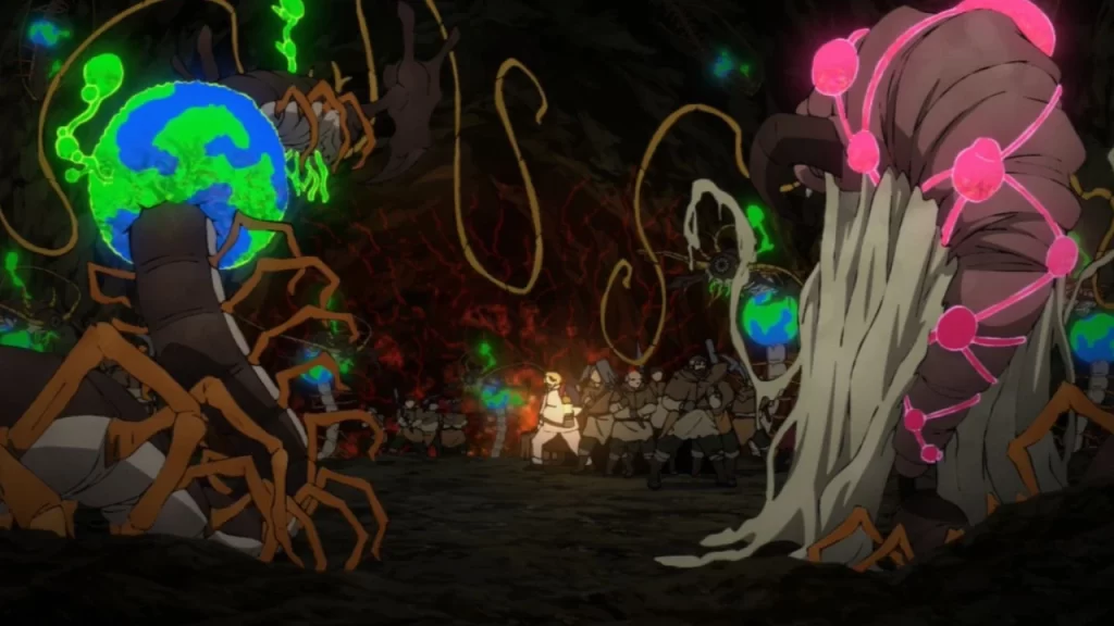 Sentenced to Be a Hero, capítulo 3, nos muestra cómo es que Xylos se adentra en la mina e intenta despejar un túnel sin Teoritta.