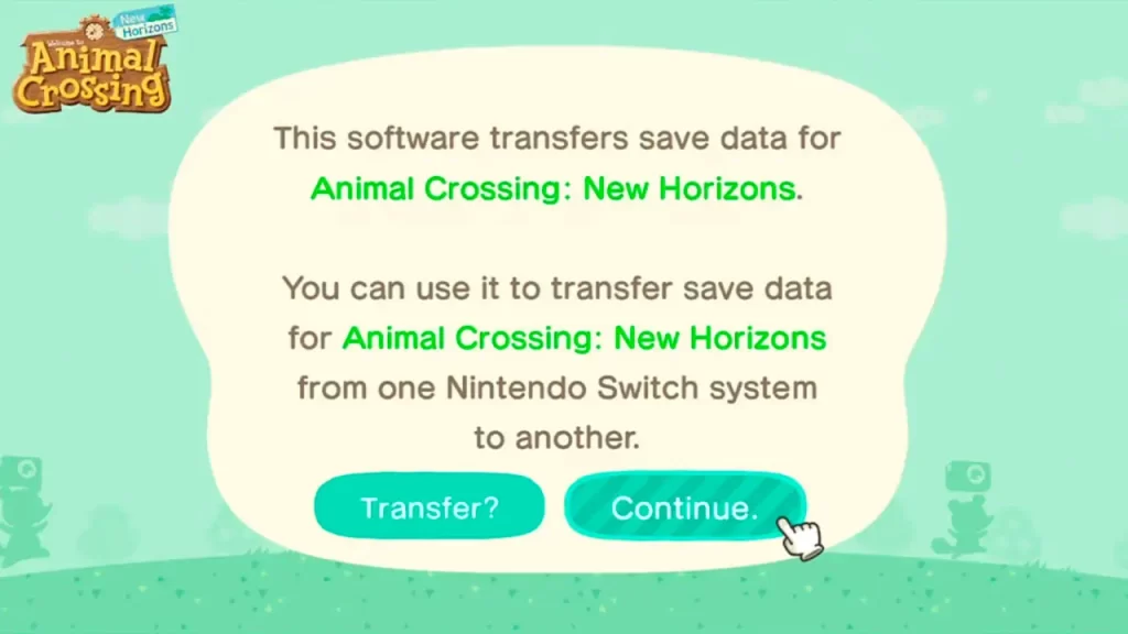 Herramienta transferencia de islas en Animal Crossing: New Horizons