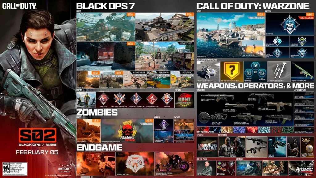 Call of Duty: Black Ops 7 todos los desbloqueables temporada 2
