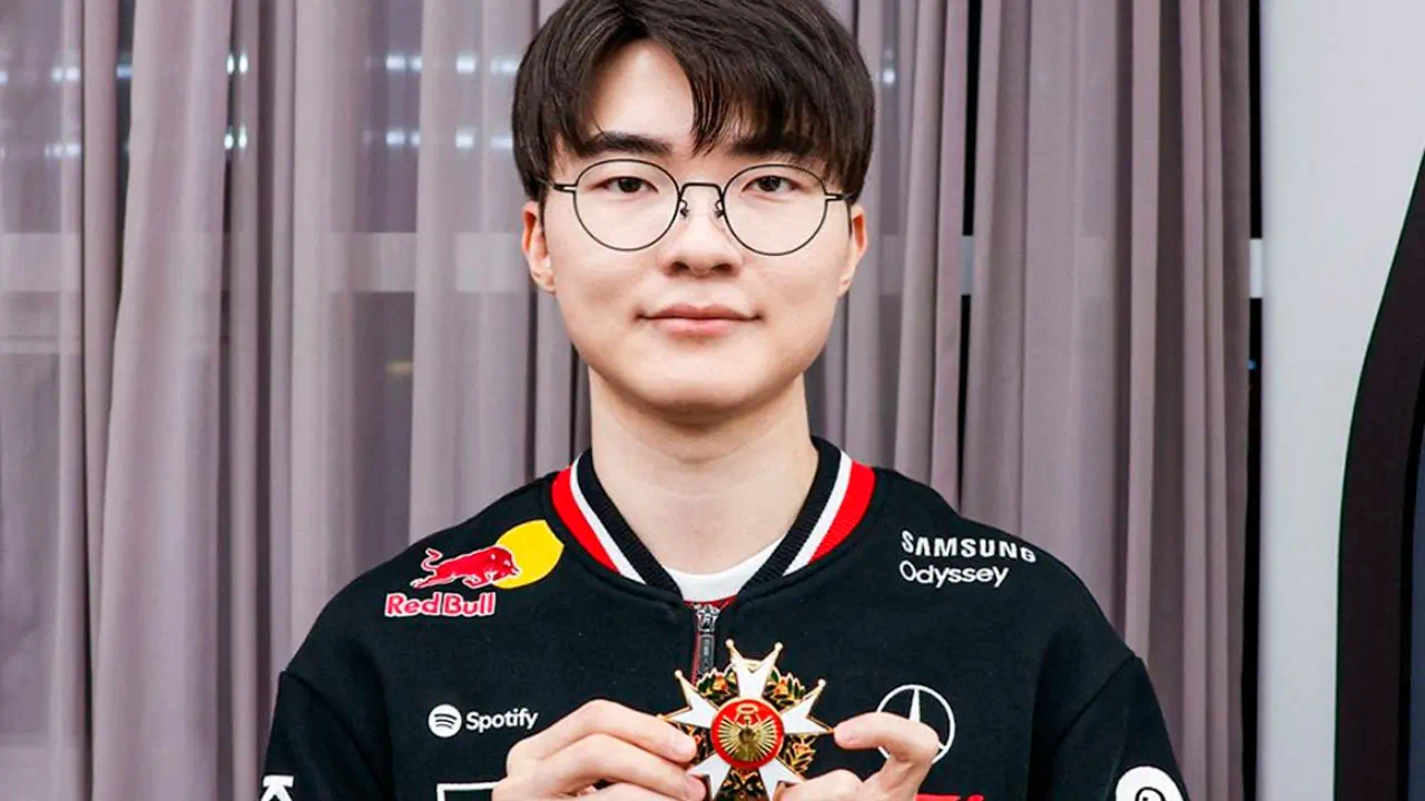 Faker recibe la Medalla del Dragón de Corea por sus 6 campeonatos en League of Legends