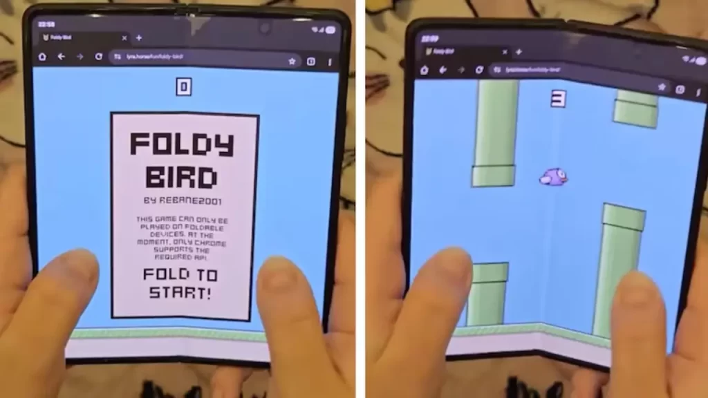 Foldy Bird: Clon de Flappy Birds