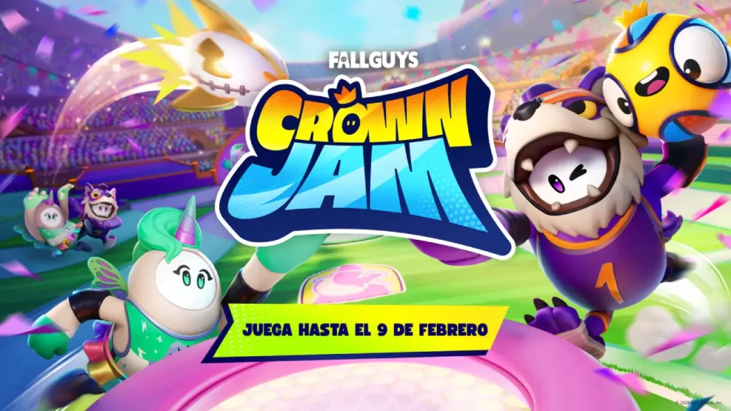 Crown Jam Fall Guys y Fortnite Modo de Juego Tiempo Limitado
