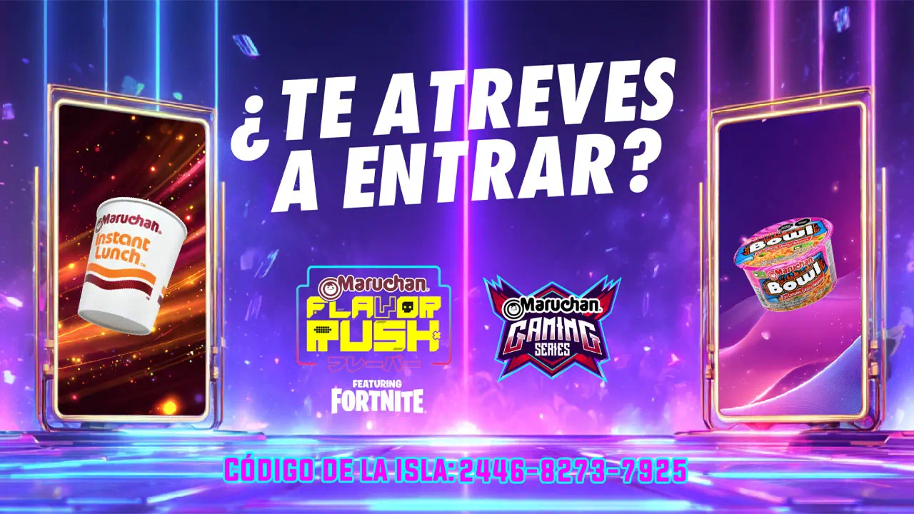 Maruchan Flavor Rush en Fortnite: así es la isla de parkour que pone a prueba tus reflejos