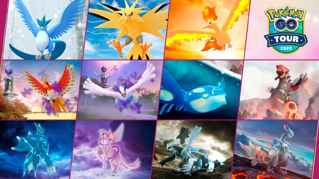 Pokémon GO, legendarios