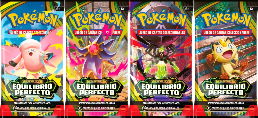 Sobres Pokémon TCG Mega Evolución Equilibrio Perfecto