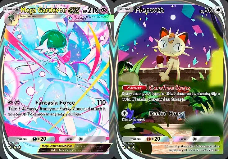 Pokémon TCG Pocket - Desfile de Ensueño, Cartas Immersivas