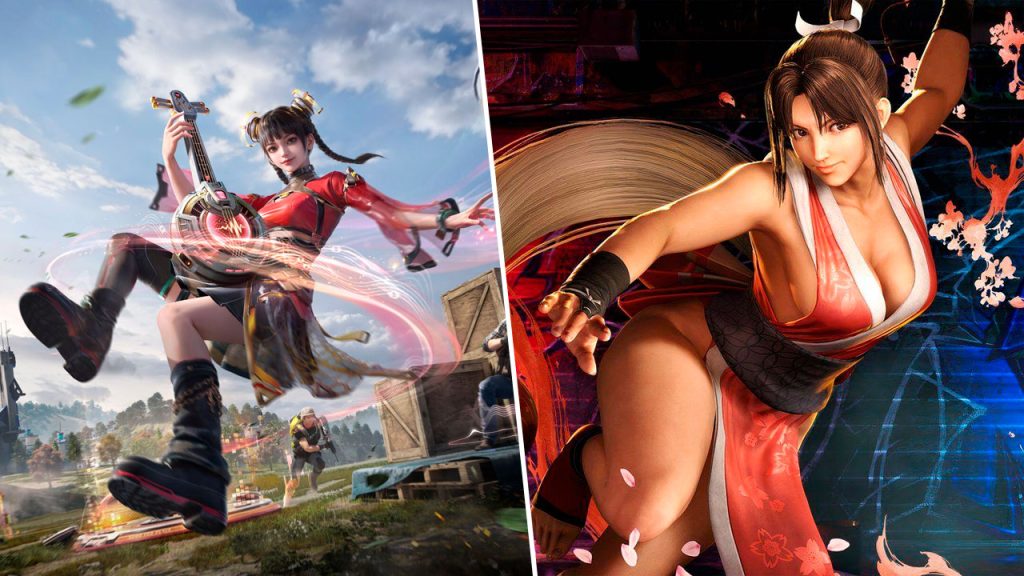 PUBG Mobile x The King of Fighters: Mai Shiranui, Iori y Nakoruru llegan al campo de batalla