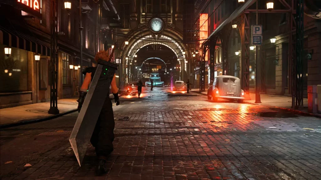 Final Fantasy VII Remake Intergrade, Cloud calles Midgar