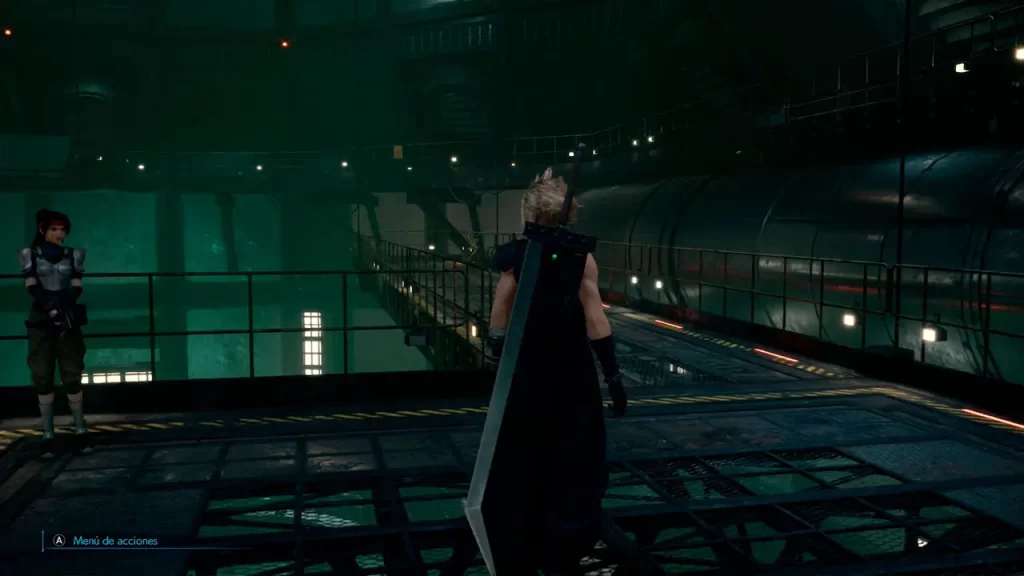 Final Fantasy VII Remake Intergrade, Cloud en el reactor