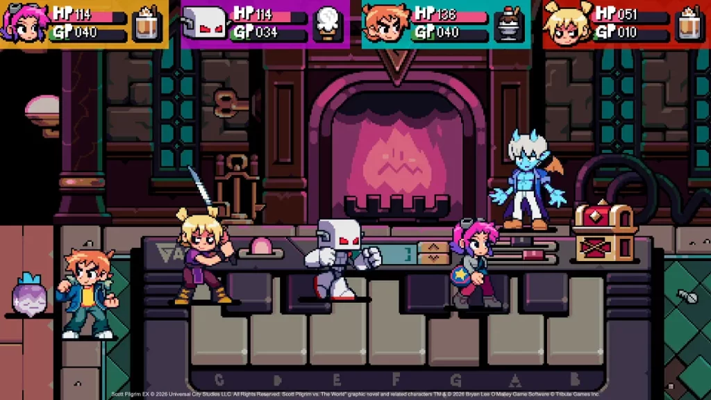 Scott Pilgrim EX gameplay