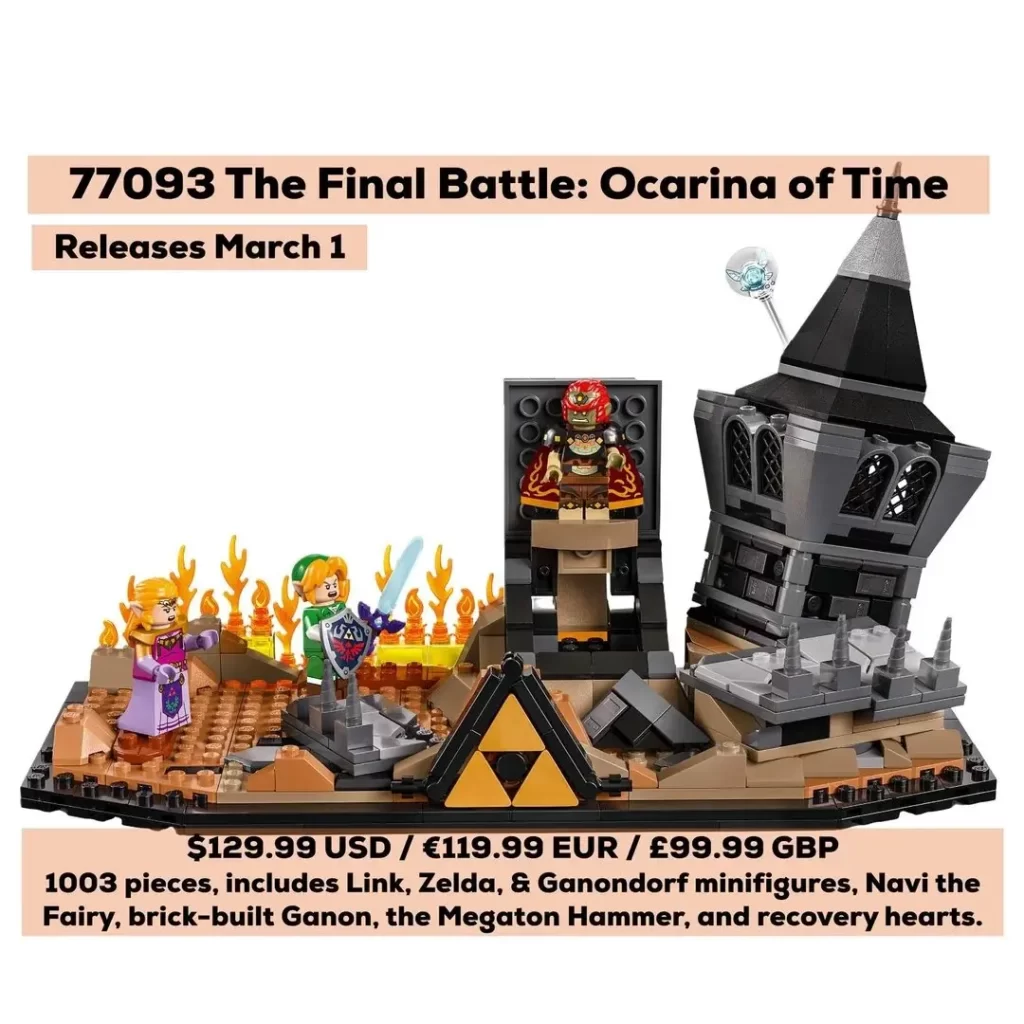 El nuevo set de Lego de Zelda