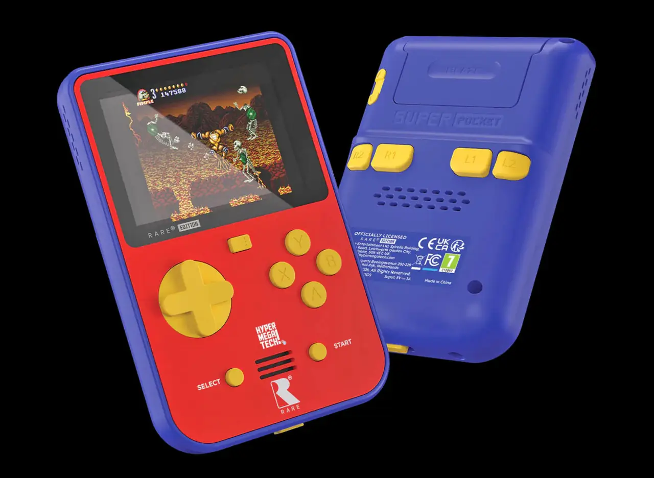 Super Pocket Rare Edition, una portátil con 14 clásicos saldrá en 2026