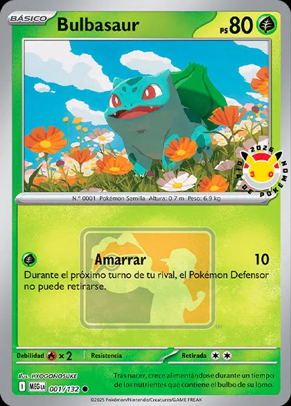 Promo Bulbasaur por el Día de Pokémon 2026