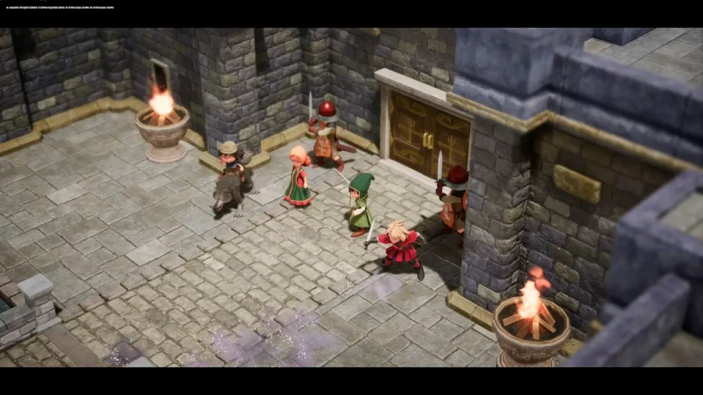 Dragon Quest VII: Reimagined, Combate castillo