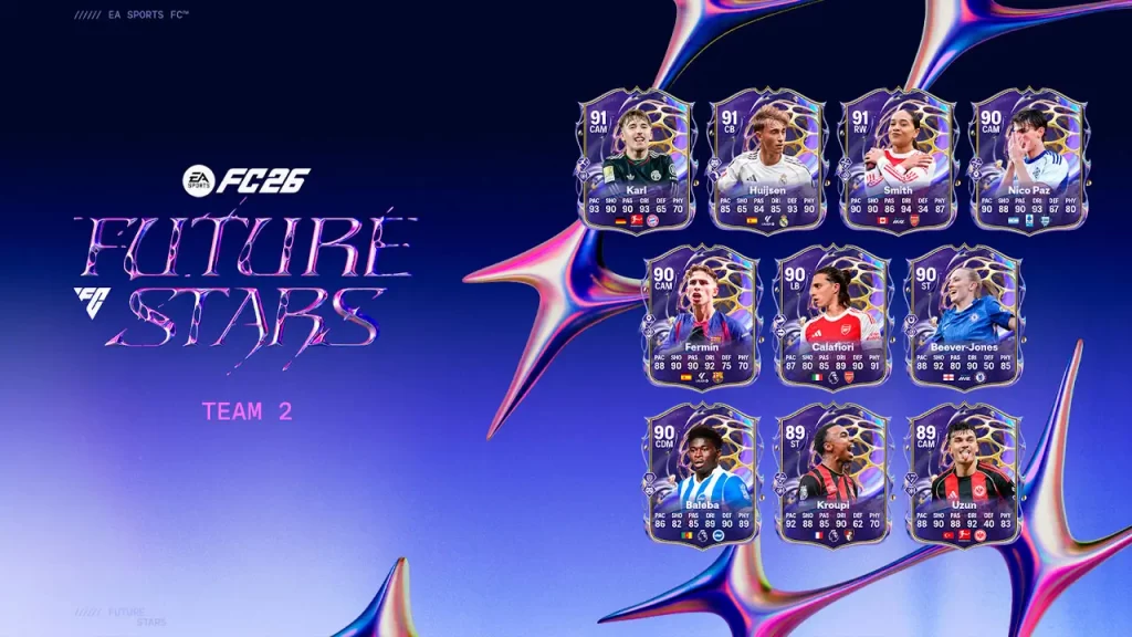 EA Sports FC 26 presenta el Equipo 2 de Futuras Estrellas: la nueva generación del fútbol ya está aquí