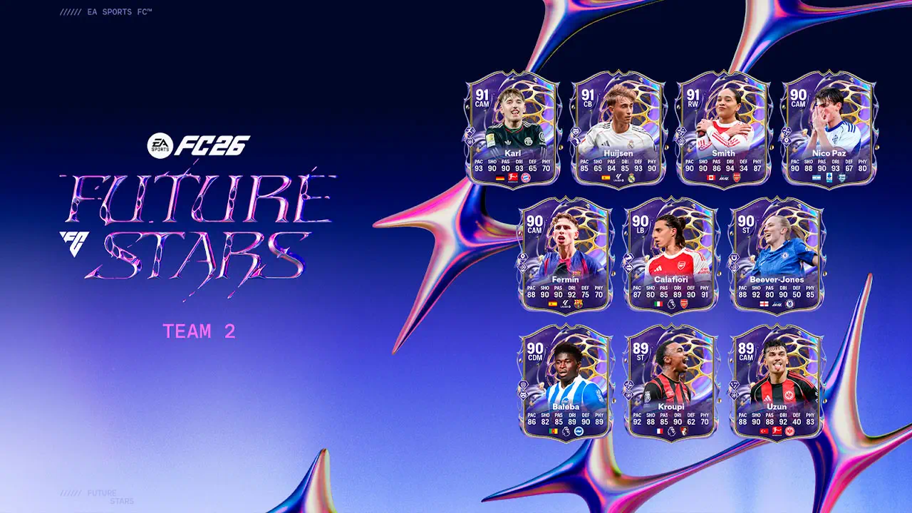 EA Sports FC 26 presenta el Equipo 2 de Futuras Estrellas: la nueva generación del fútbol ya está aquí