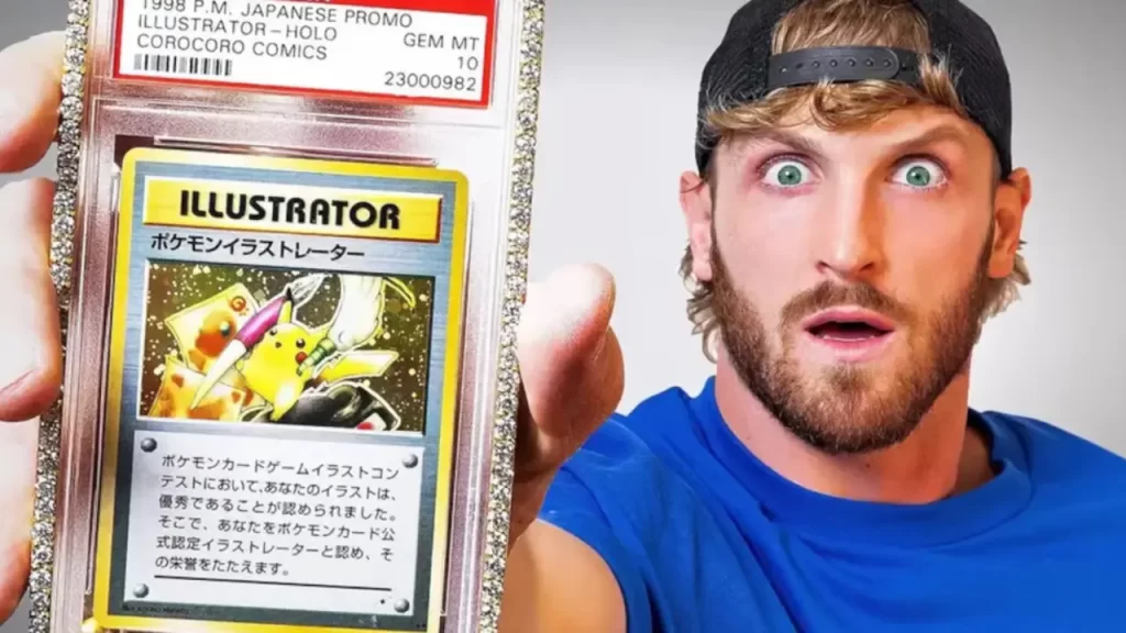 Logan Paul vende carta Pokemon TCG de Pikachu Ilustrador por 16 millones de USD