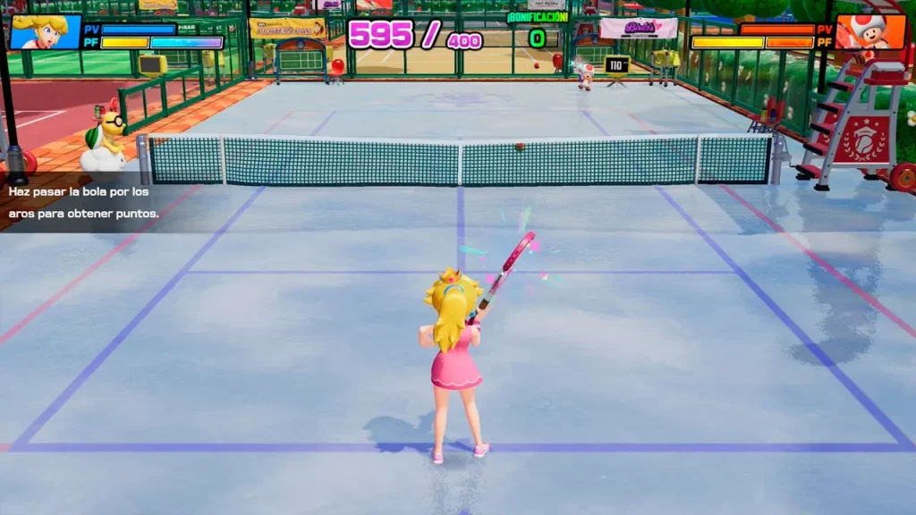 Mario Tennis Fever, Peach modo especial