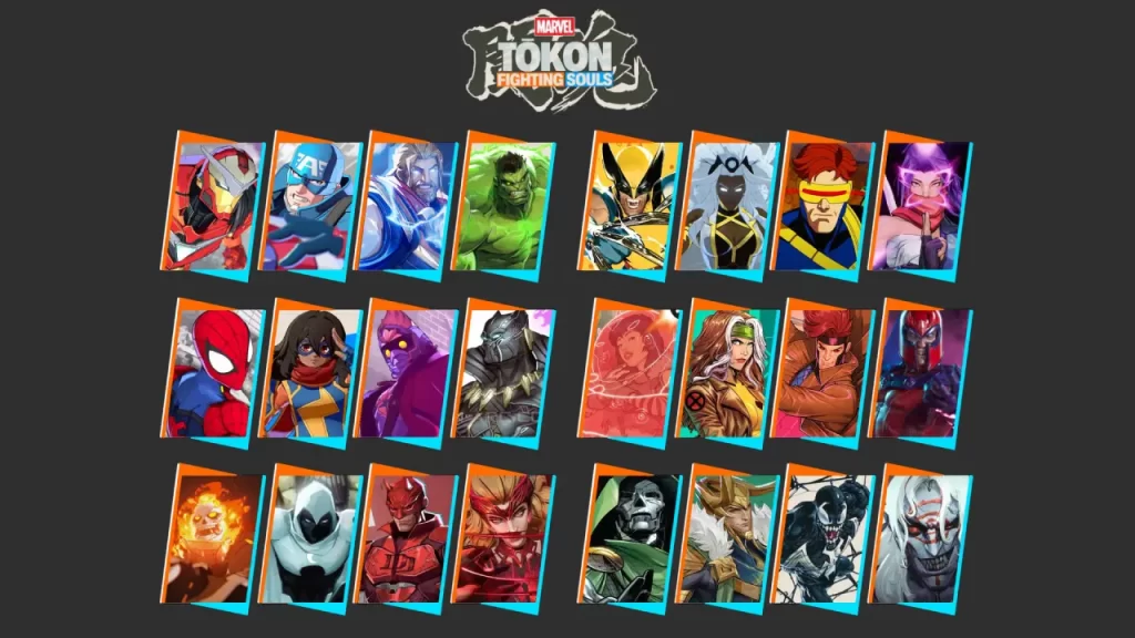 Marvel Tokon personajes