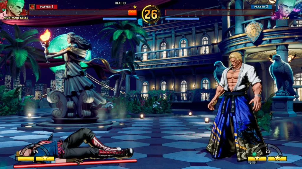 Fatal Fury: City of the Wolves, Nightame Geese contra Billy
