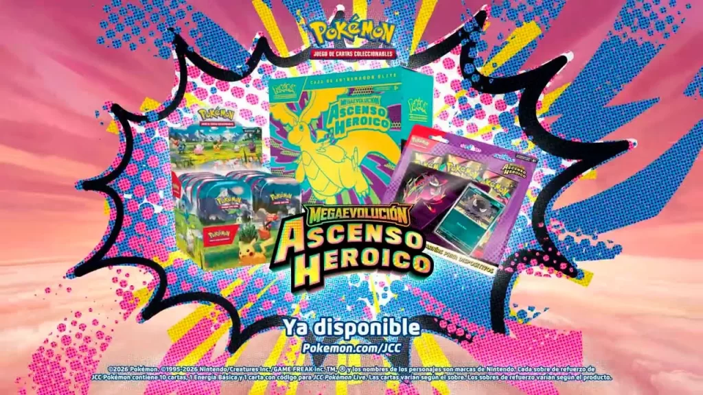 Pokémon TCG: ya está disponible Megaevolución – Ascenso Heroico y trae una nueva rareza con ataques en katakana