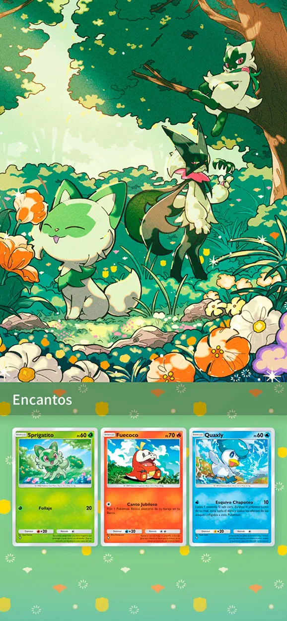 Pokémon TCG Pocket eventos de Encantos de Paldea