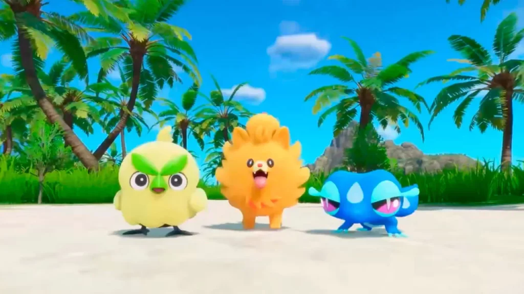 Pokémon Wind y Waves, Starters