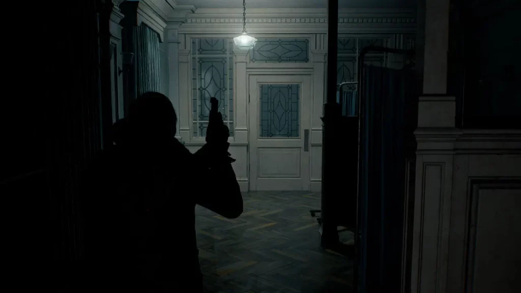 Resident Evil Requiem: PC Leon de espaldas