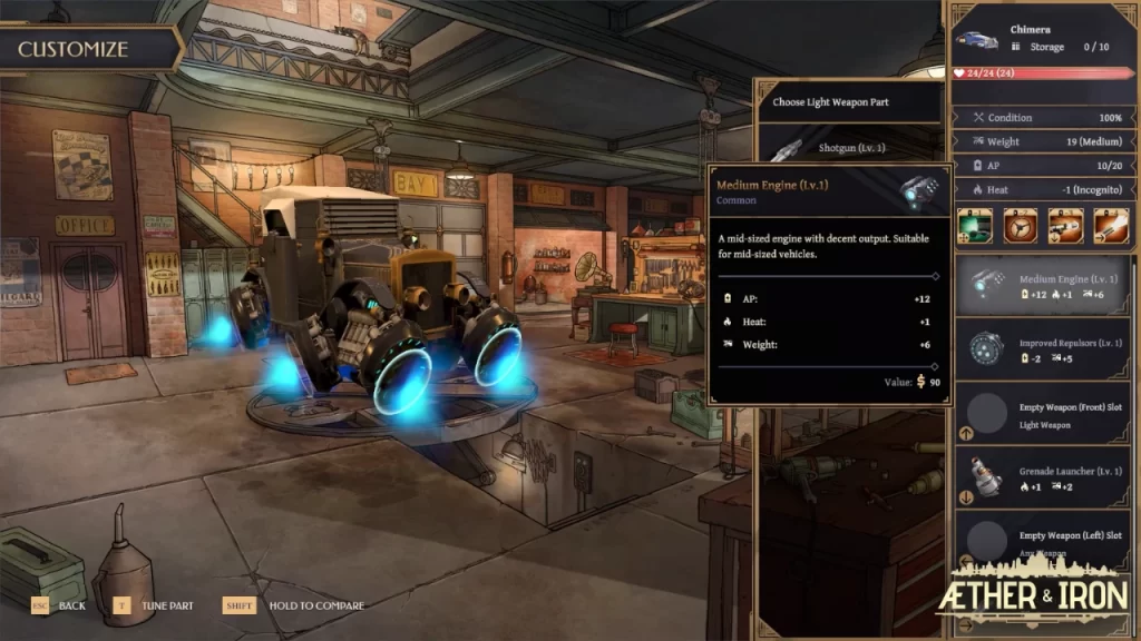 Aether and Iron: gestión estratégica y narrativa en una Nueva York decopunk, con combate sólido y una protagonista intensa y carismática.