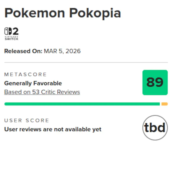 Pokémon Pokopia se vuelve en el juego Pokémon mejor calificado